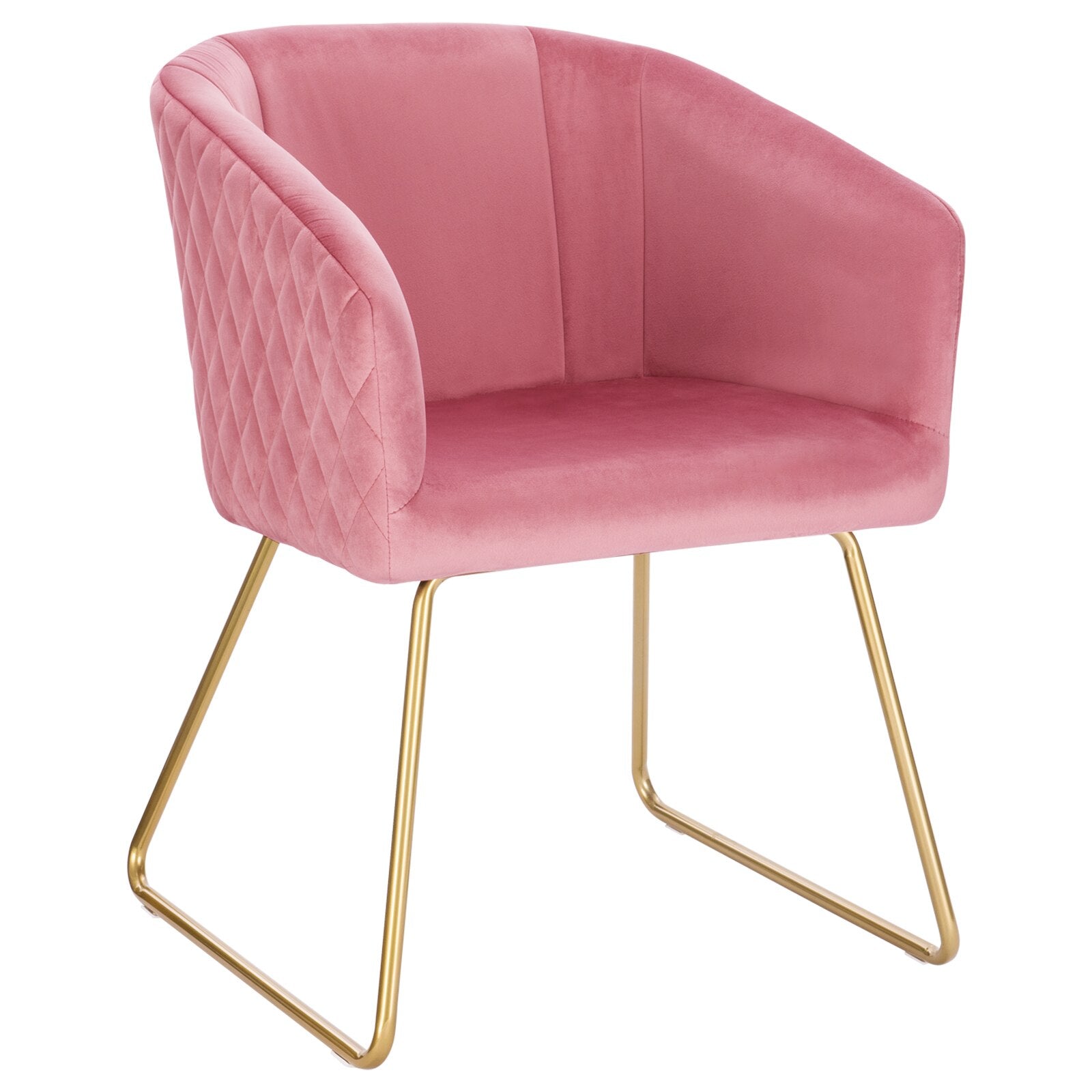 Fauteuil coiffeuse rose